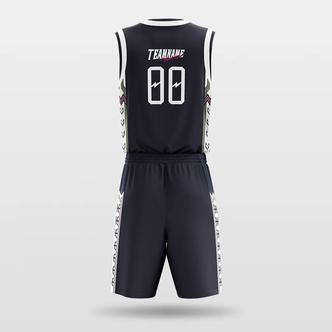 Dark Night - Customized Sublimated Basketball Set