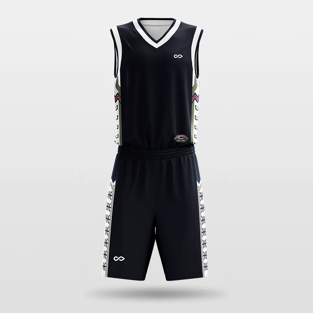 Dark Night - Customized Sublimated Basketball Set