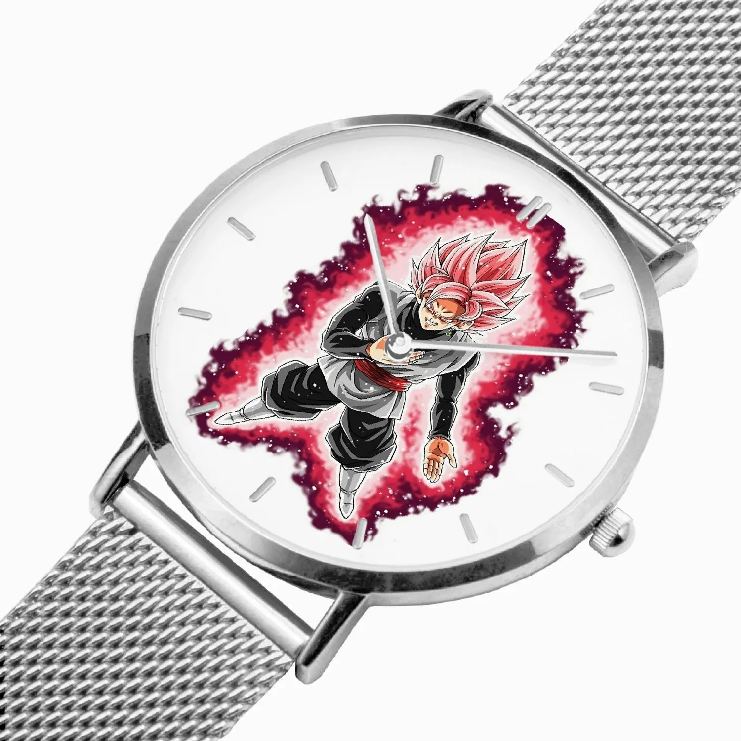 DBZ-Store Dope Super Black Goku Rose Super Saiyan 2 Grin Watch