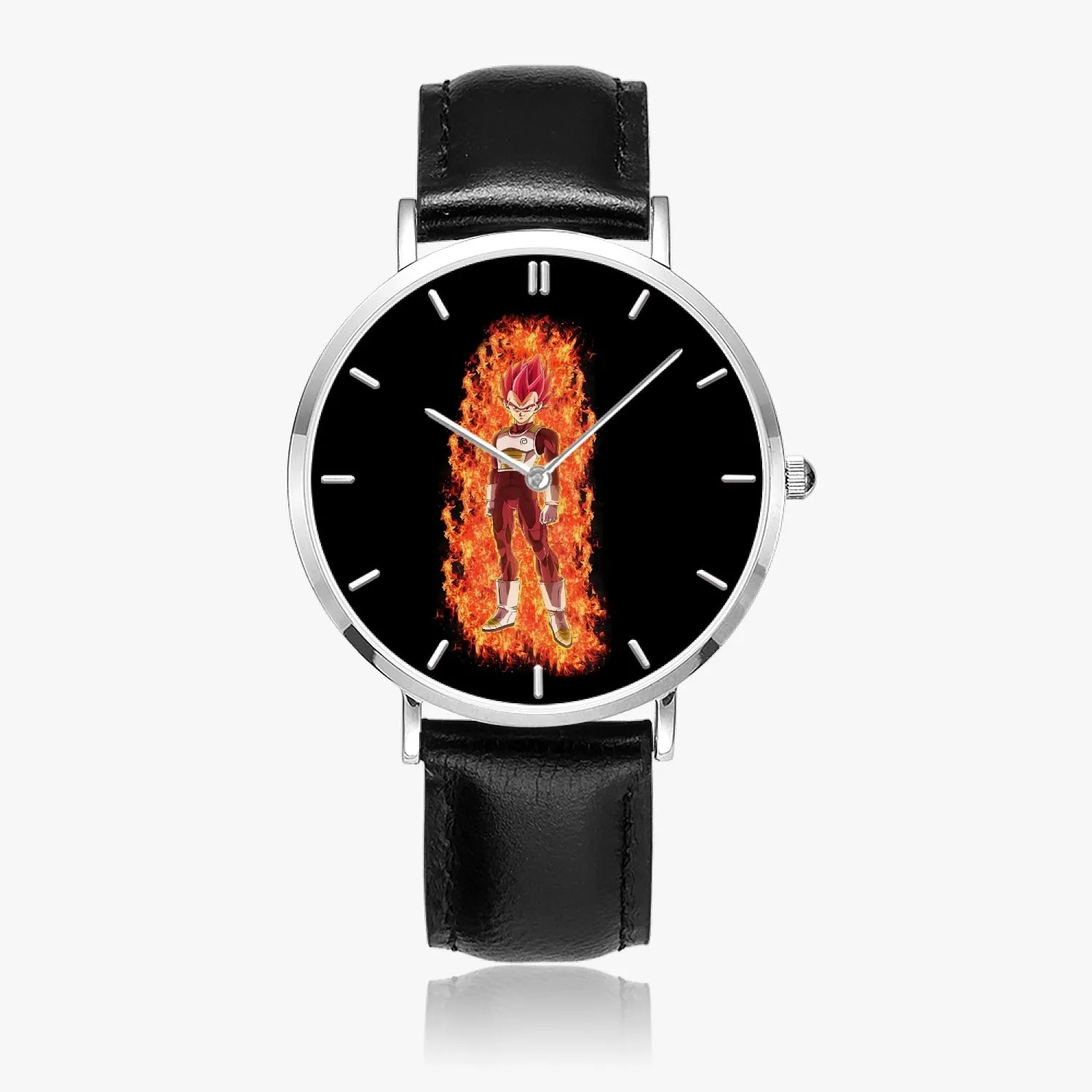 DBZ-Store Epic Vegeta Super Saiyan God Whis Symbol Fire Aura Watch