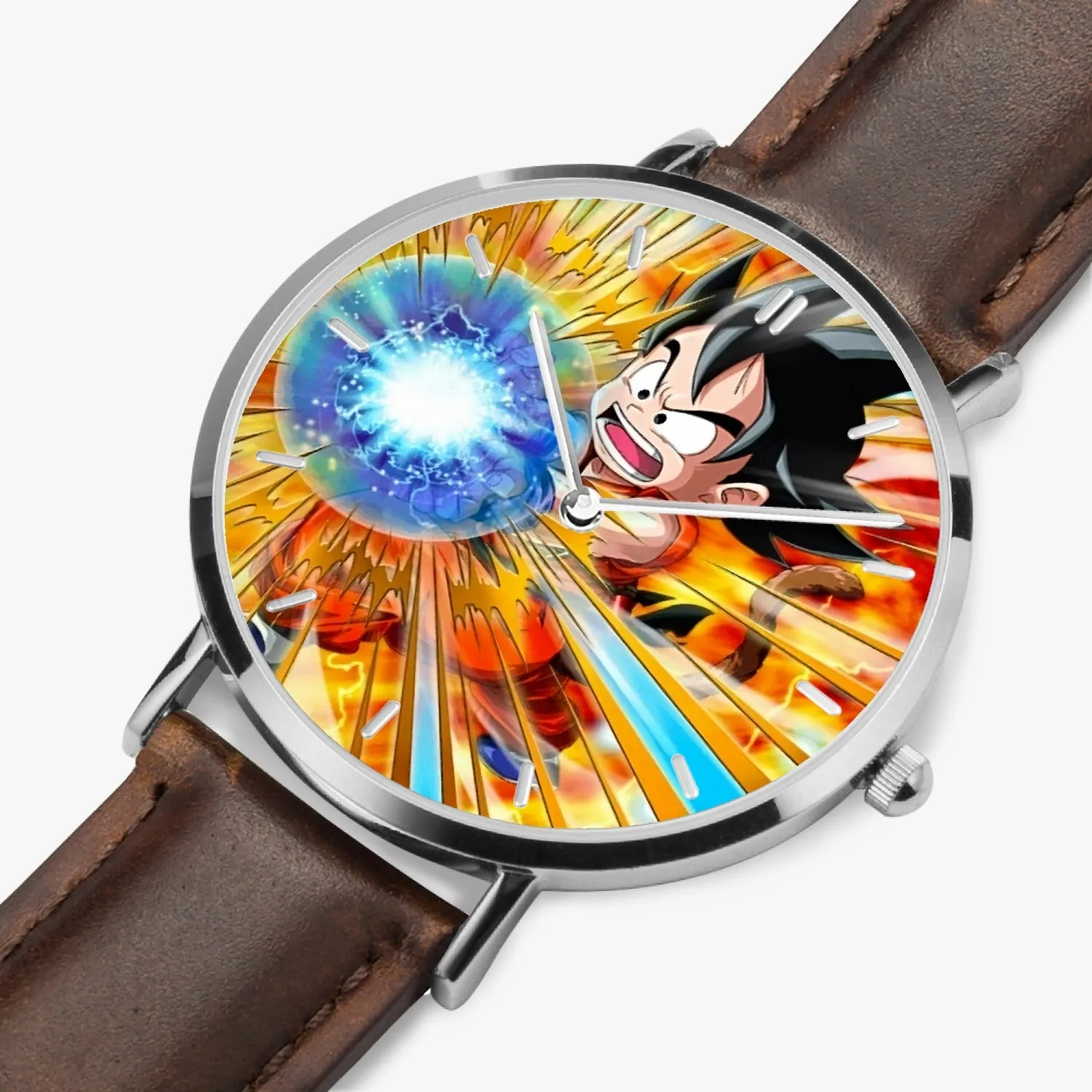 DBZ-Store Vibrant Energy Kid Goku Blue Kamehameha Watch