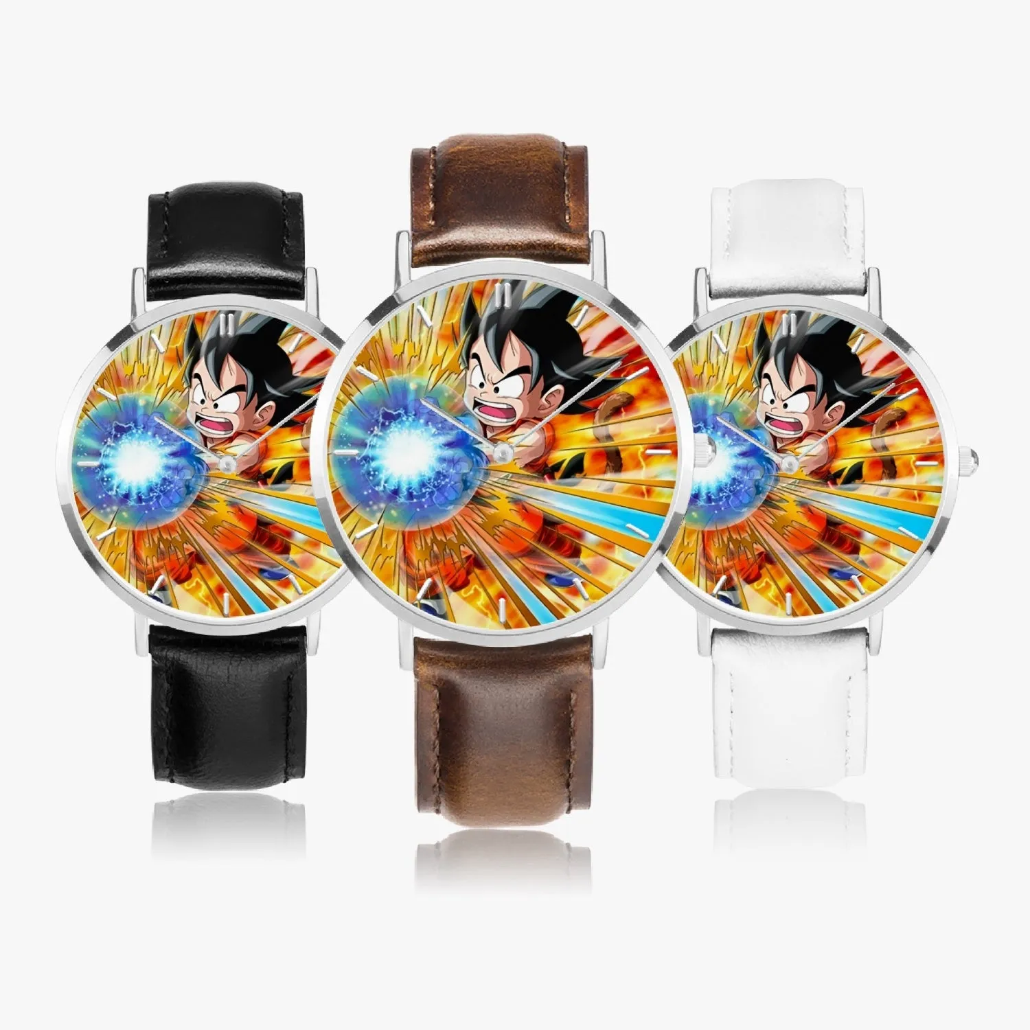 DBZ-Store Vibrant Energy Kid Goku Blue Kamehameha Watch