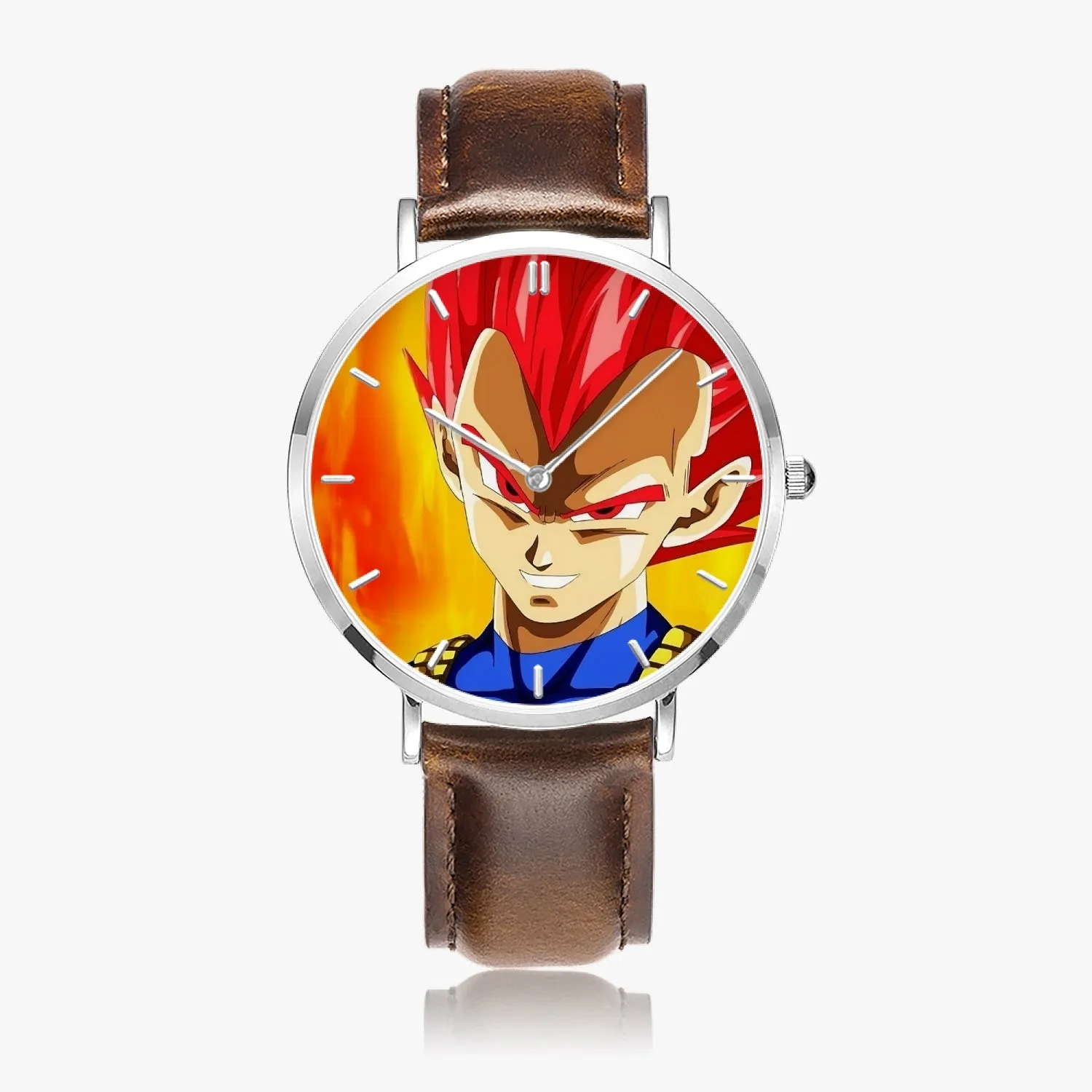 DBZ-Store Vibrant Vegeta Super Saiyan Red God Watch