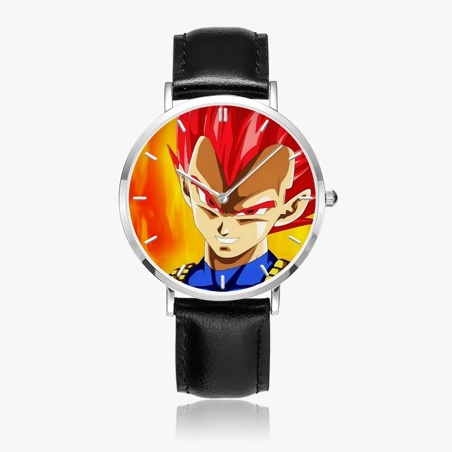 DBZ-Store Vibrant Vegeta Super Saiyan Red God Watch