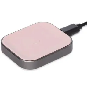 Decoded Wireless Airpod Fast Pad Charger - Compatiable with AirPod and AirPod Pro Qi Charging- Pink