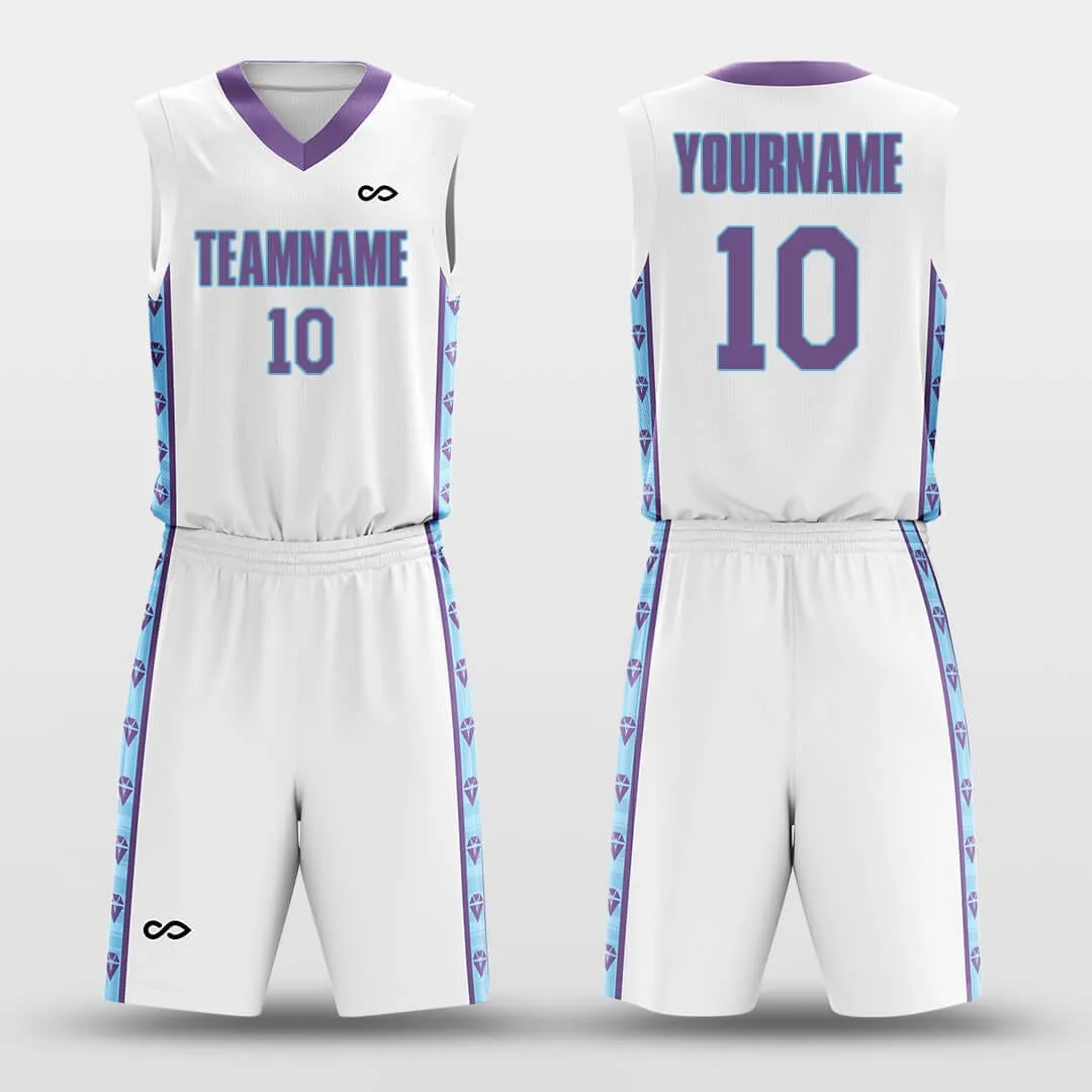 Diamond - Customized Basketball Jersey Set Sublimated BK160625S