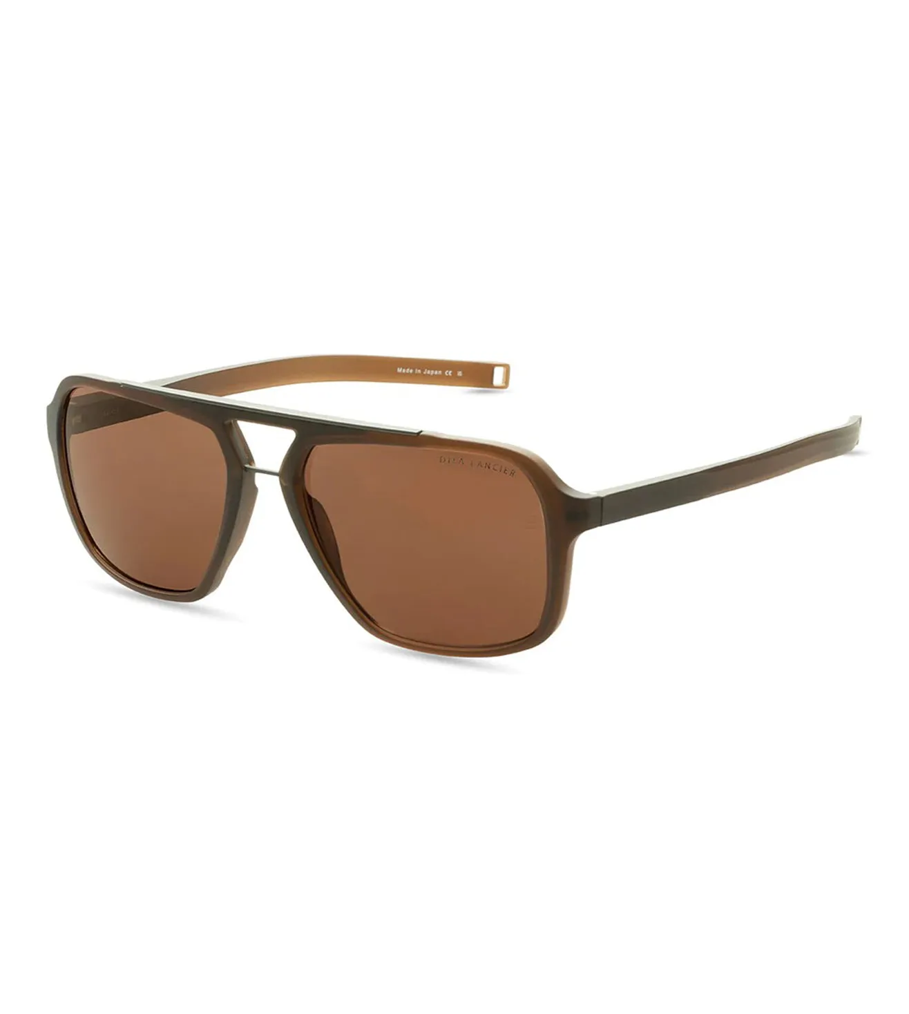 Dita Lancier LSA-415 Unisex Brown Aviator Sunglass