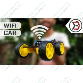 DIY Simple WIFI Controlled Robot Car Parts Not Pre Assembled