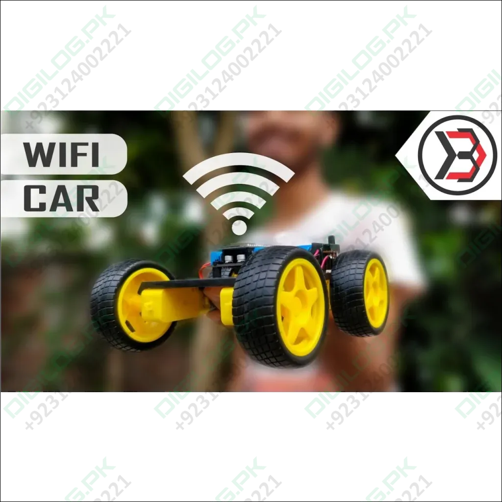 DIY Simple WIFI Controlled Robot Car Parts Not Pre Assembled