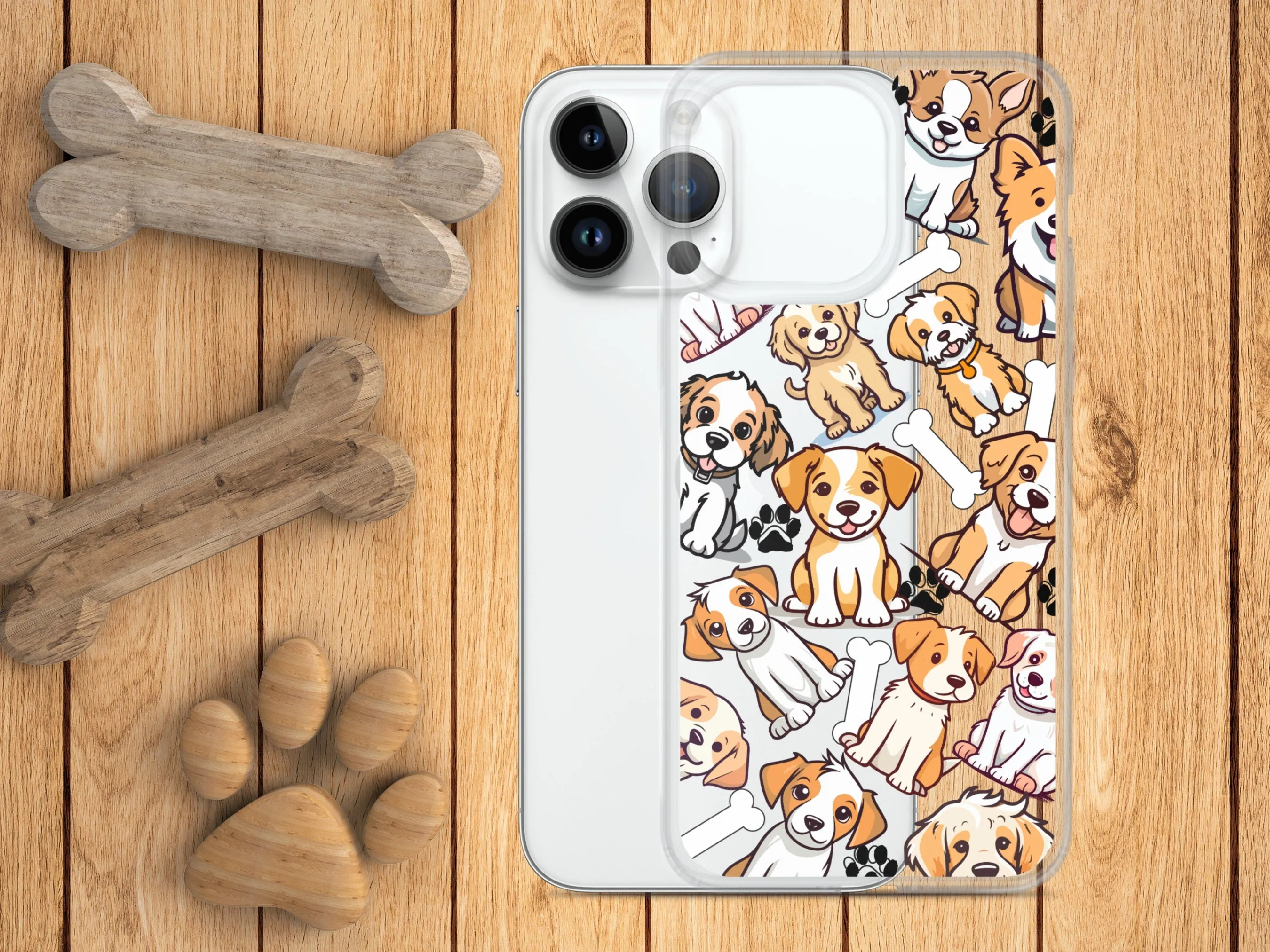 Dog Lovers Clear Case for iPhone®, Dog Lover Gift, Fun Dog iPhone Case