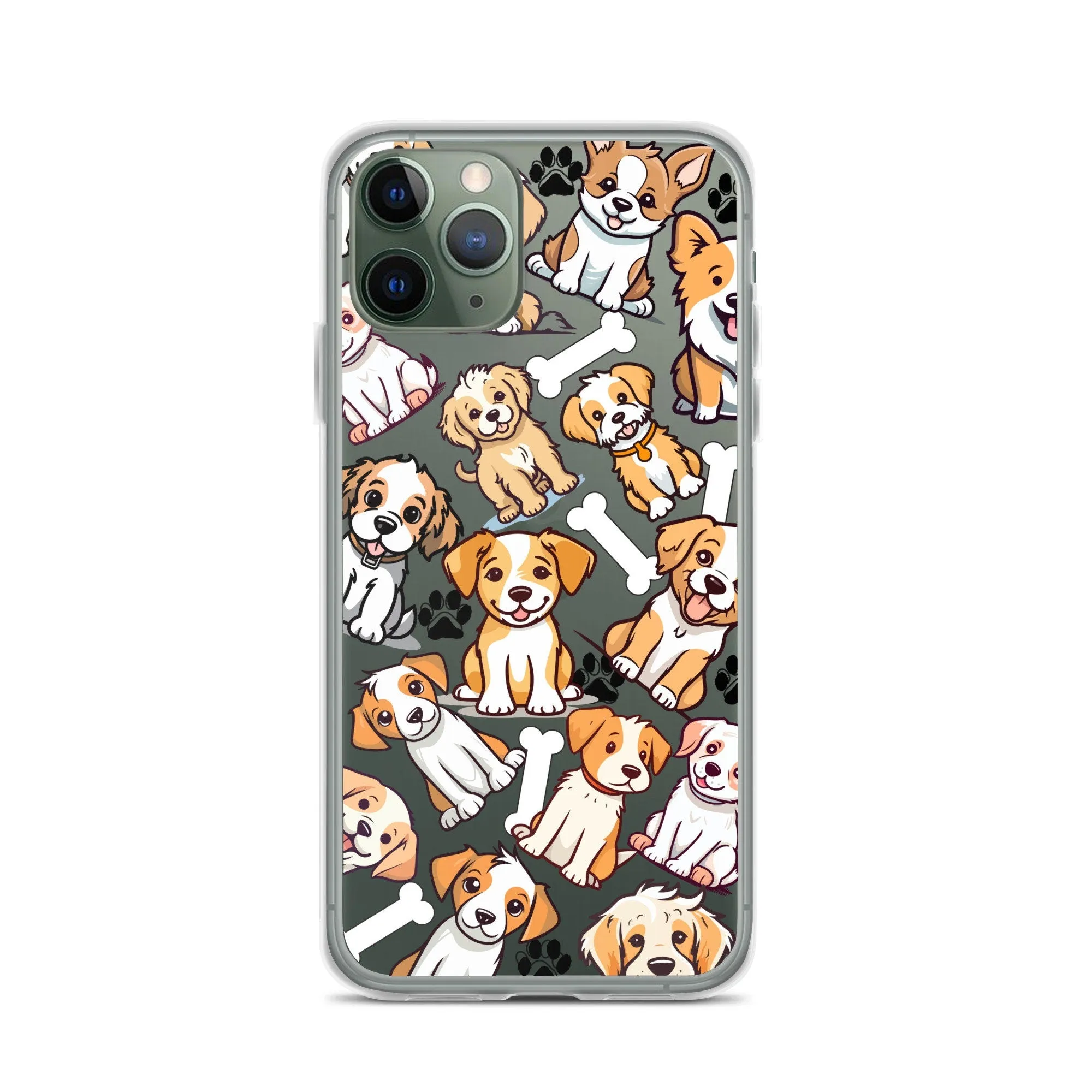 Dog Lovers Clear Case for iPhone®, Dog Lover Gift, Fun Dog iPhone Case