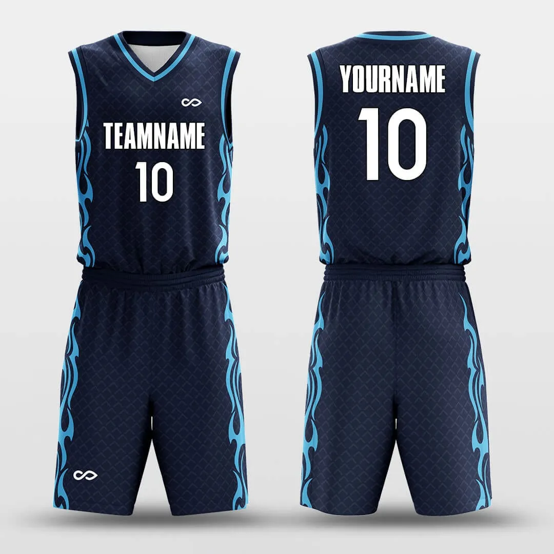 Dragon - Customized Basketball Jersey Set Sublimated BK160134S