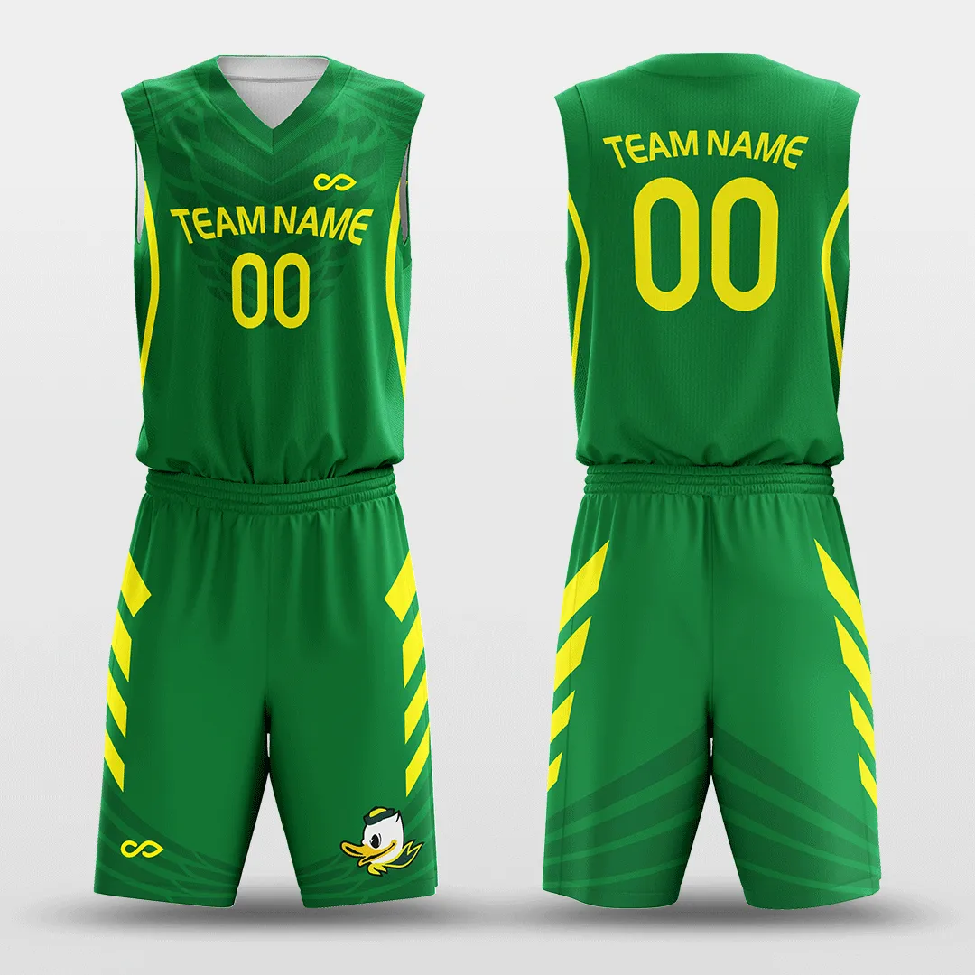 Duck - Customized Reversible Sublimated Basketball Set