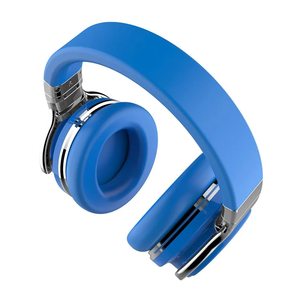 E7 Active Noise Cancelling Bluetooth Over-ear Headphones，Blue