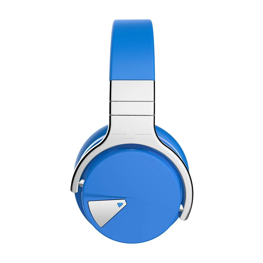 E7 Active Noise Cancelling Bluetooth Over-ear Headphones，Blue