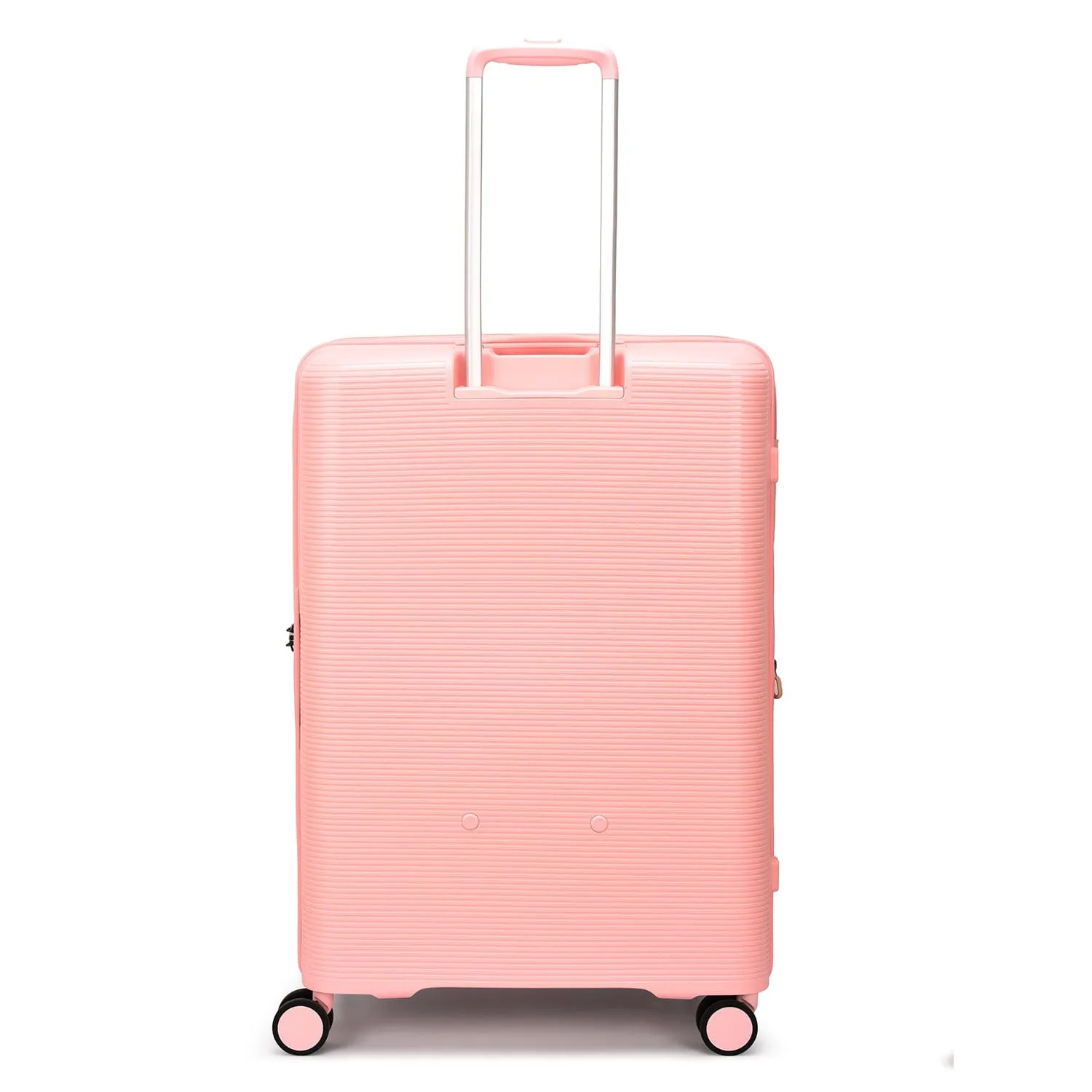 Echolac Forza 55 65 75cm Hardcase 4 Double Wheel Expandable Cabin & Check-In Luggage Trolley Set Passion Pink