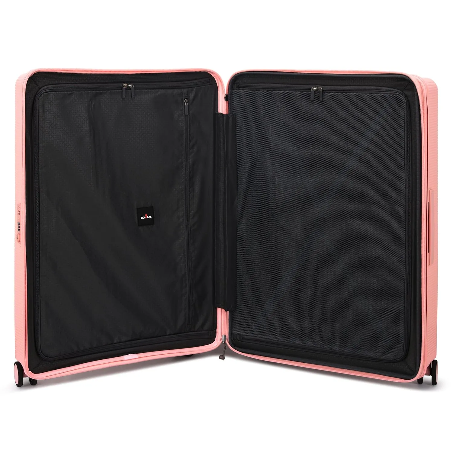 Echolac Forza 55 65 75cm Hardcase 4 Double Wheel Expandable Cabin & Check-In Luggage Trolley Set Passion Pink