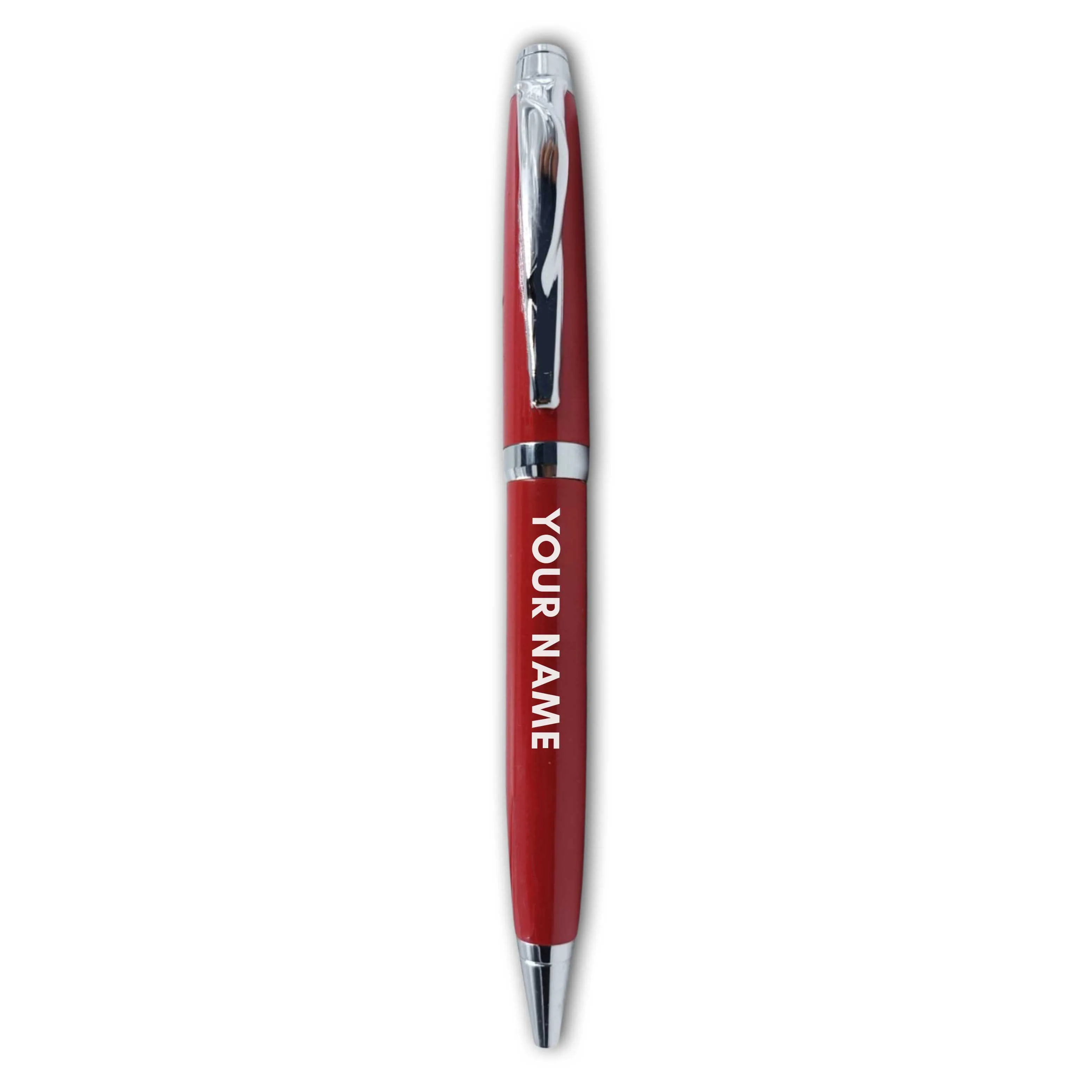 Engraved Custom Pen Gift Set For for Boss Office Colleagues (Red) - Add Name