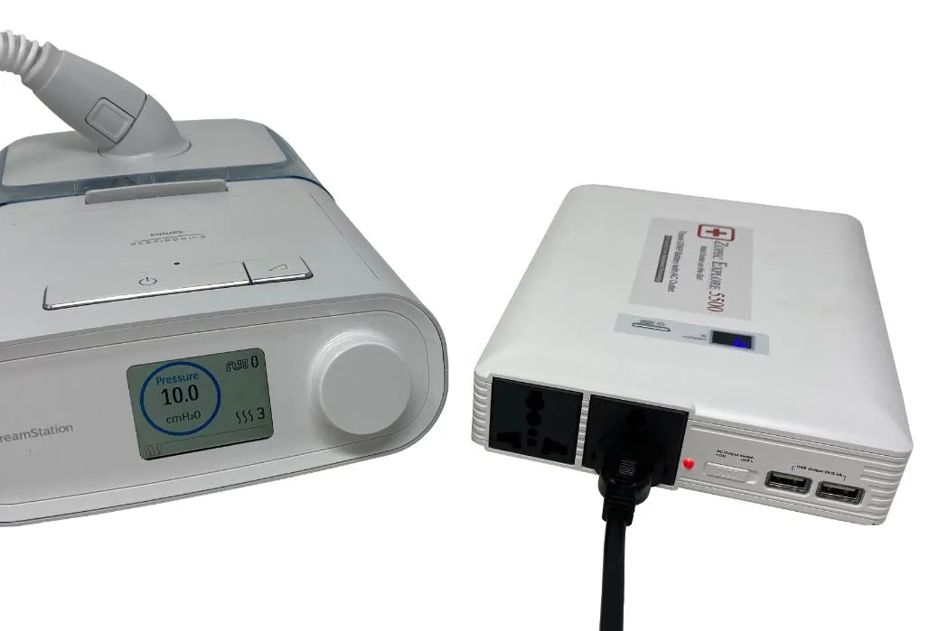 EXPLORE 5500 CPAP Home UPS Backup Battery (Humidifier Only. NOT FOR HEATED TUBE.)