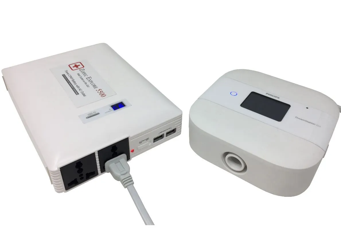 EXPLORE 5500 CPAP Home UPS Backup Battery (Humidifier Only. NOT FOR HEATED TUBE.)