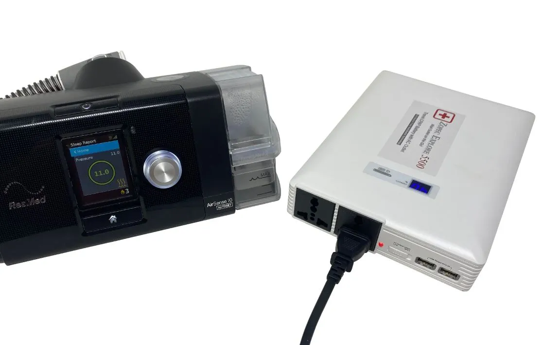 EXPLORE 5500 CPAP Home UPS Backup Battery (Humidifier Only. NOT FOR HEATED TUBE.)