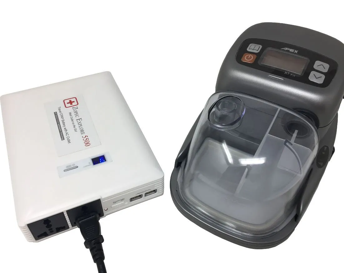 EXPLORE 5500 CPAP Home UPS Backup Battery (Humidifier Only. NOT FOR HEATED TUBE.)