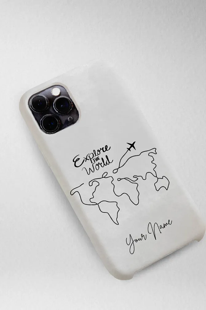 Explore The World Customized Hard Mobile Case - iPhone, Samsung, OnePlus & Xiaomi