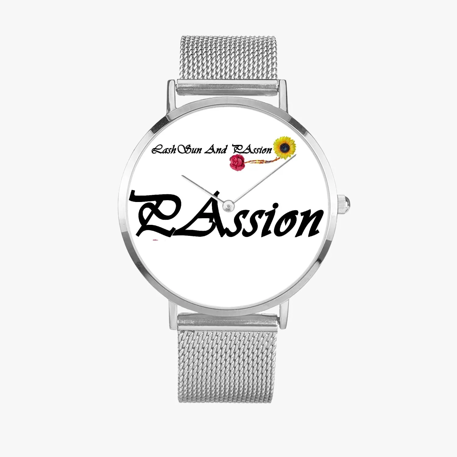 Fashion Ultra-thin Stainless Steel Quartz Watch