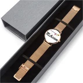 Fashion Ultra-thin Stainless Steel Quartz Watch