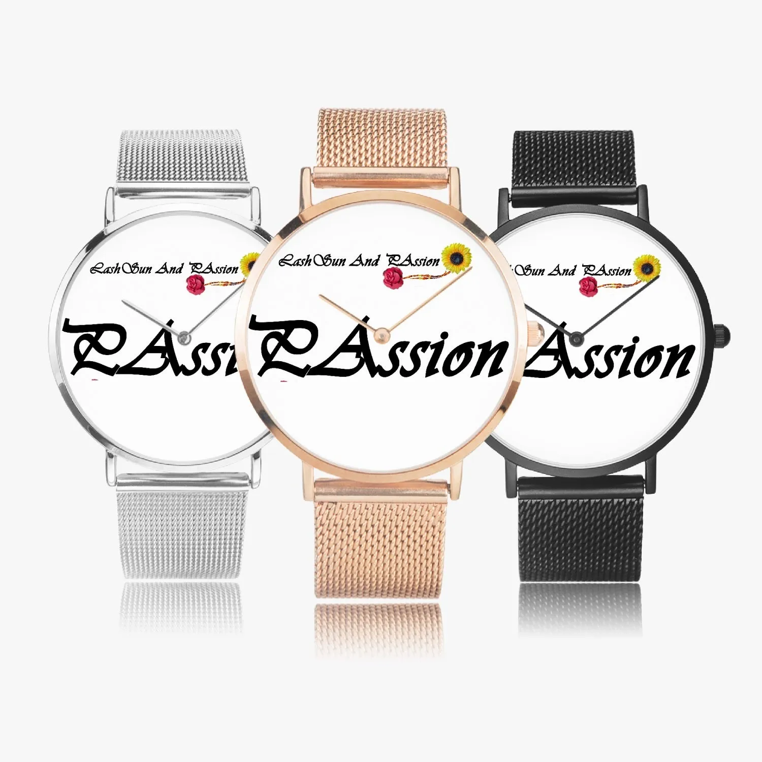 Fashion Ultra-thin Stainless Steel Quartz Watch