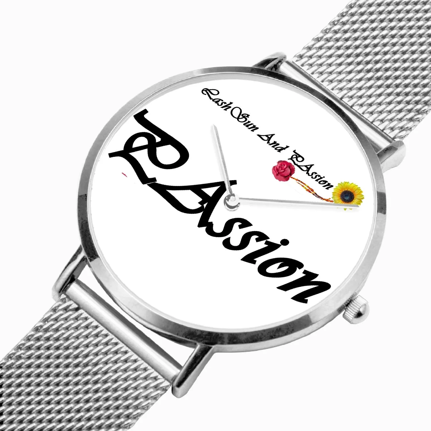 Fashion Ultra-thin Stainless Steel Quartz Watch