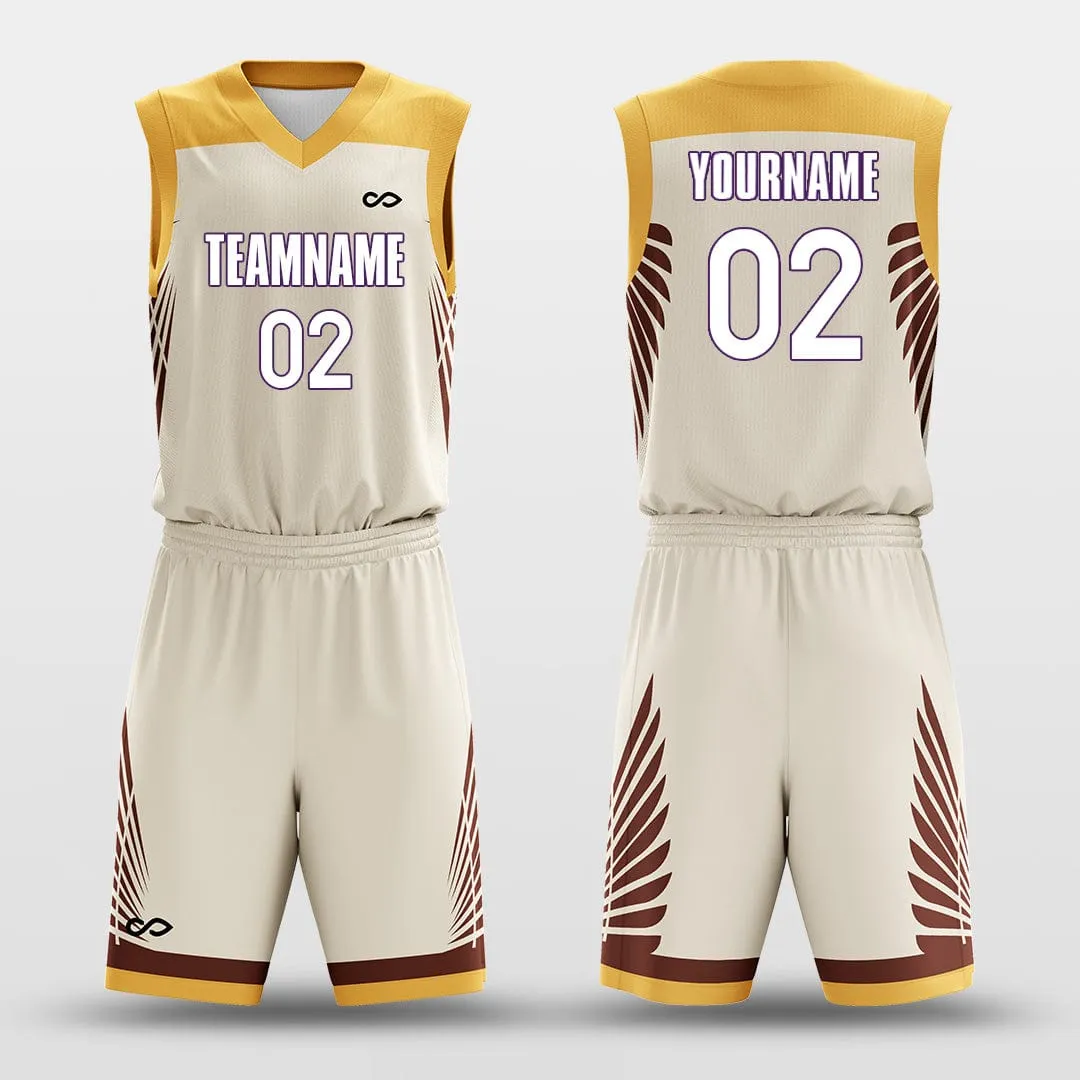 Feathered Maillard - Customized Basketball Jersey Set Design BK160141S