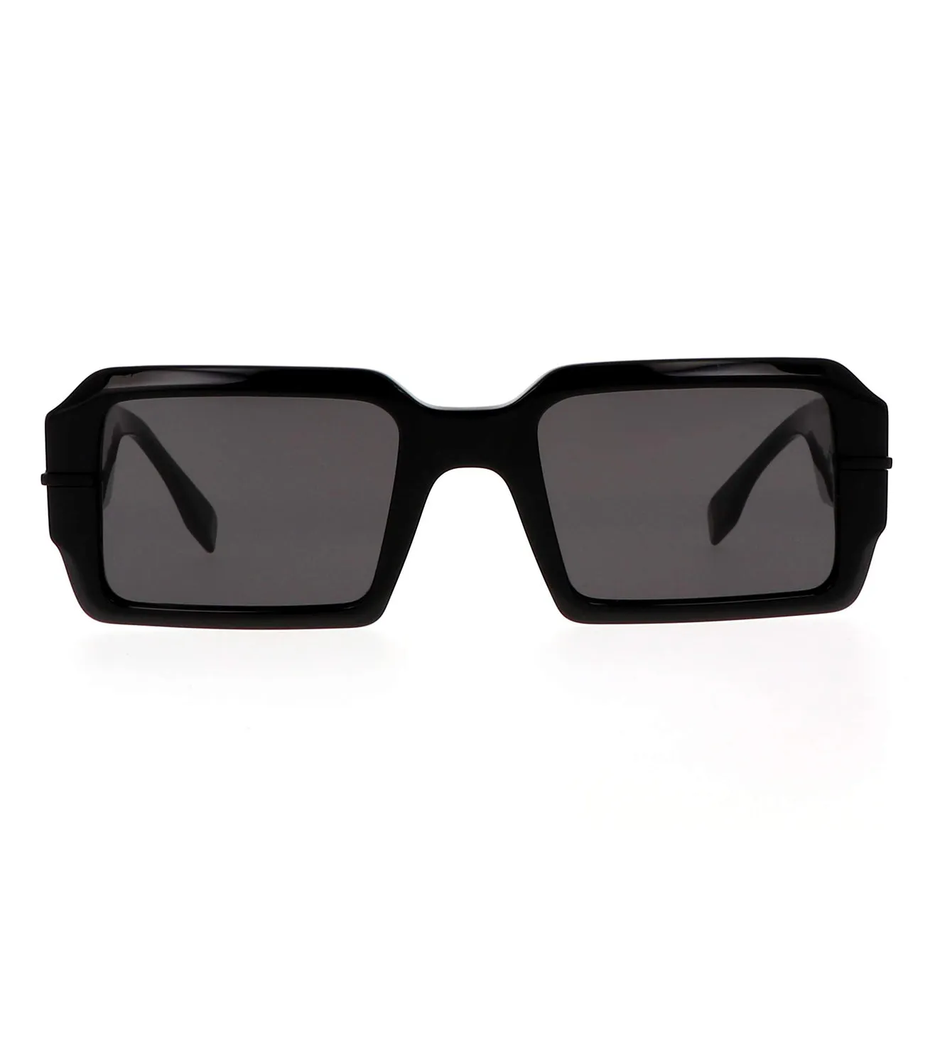 Fendi Unisex Grey Rectangular Sunglasses