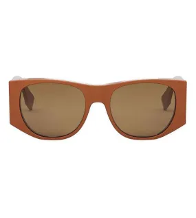 Fendi Women's Brown Square Sunglasses