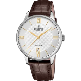 Festina Automatic Leather Analog Mens Watch I Model F20484/2 Automatic Movement