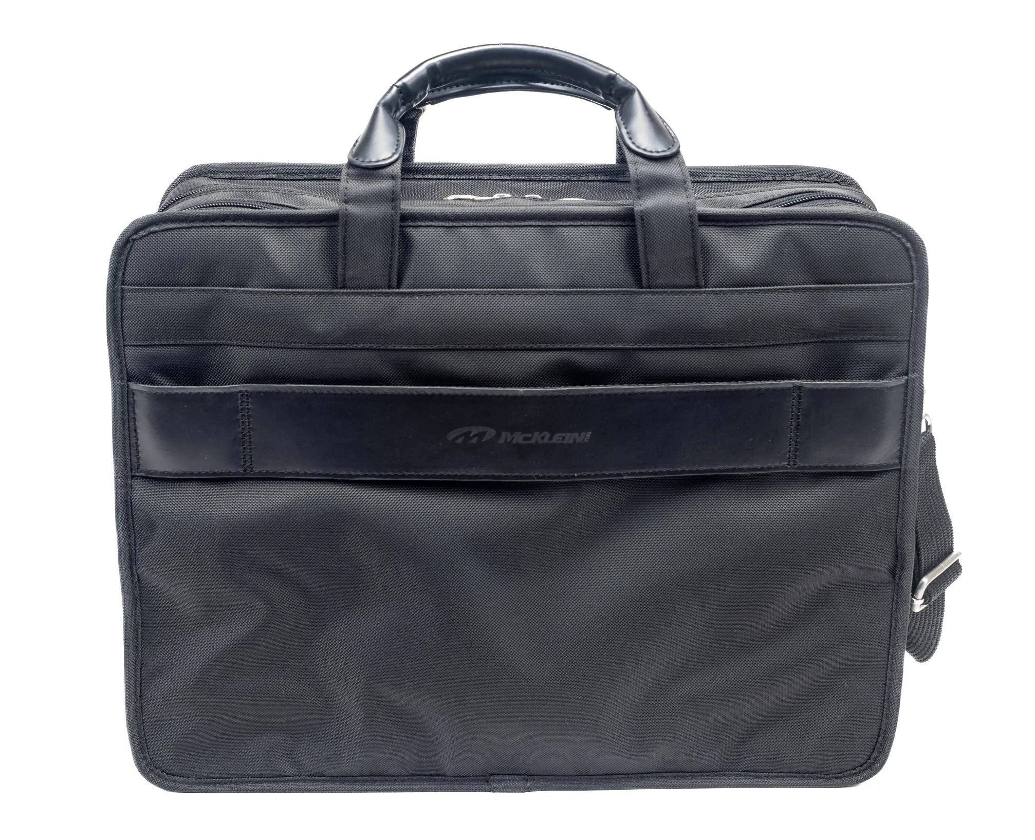 FRANKLIN | 17” Nylon Patented Detachable -Wheeled Laptop Briefcase