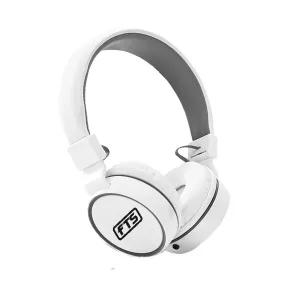 FTS Over-Ear Wired Headphones (White) [KD V6]