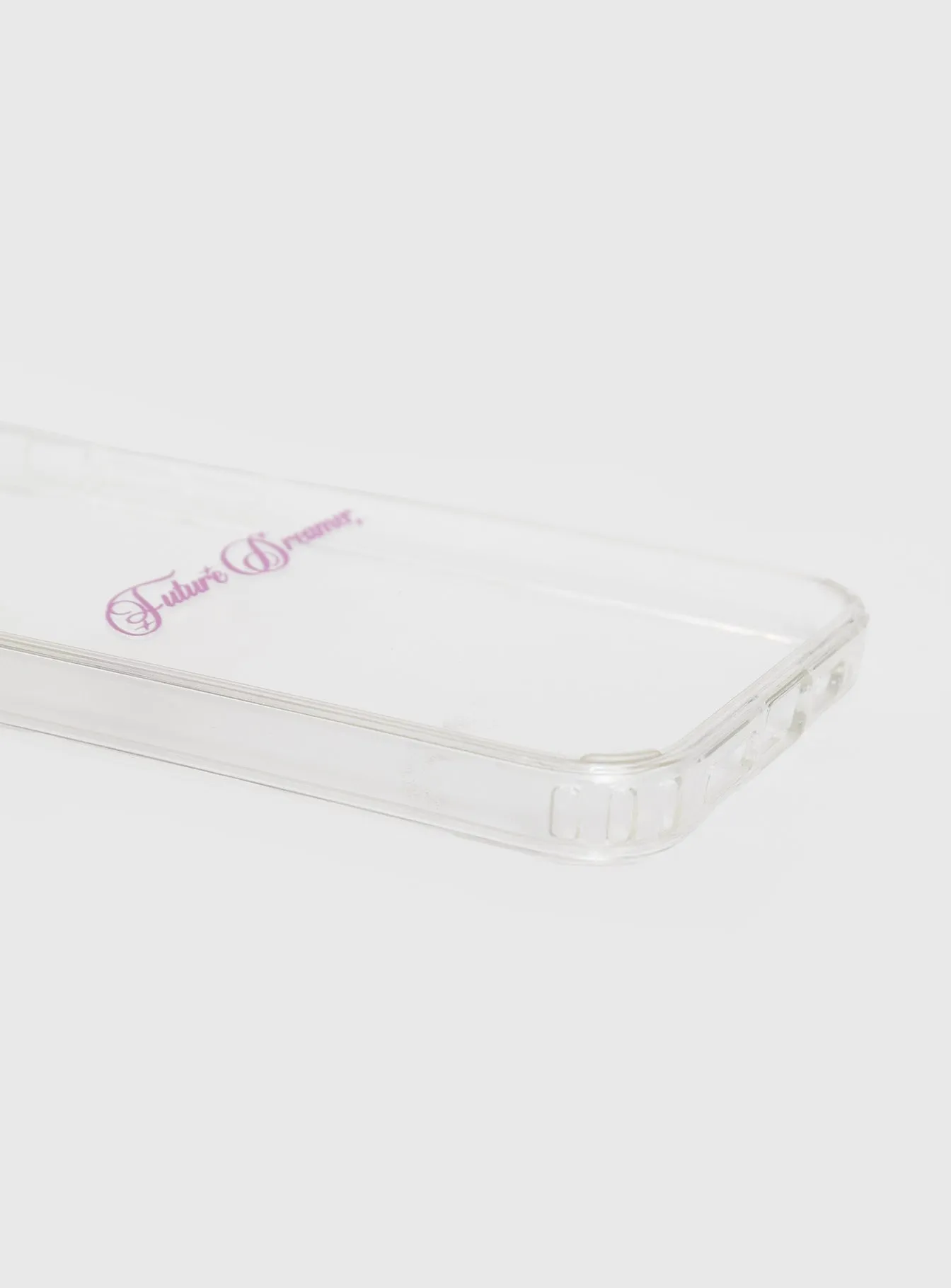 Future Dreamer iPhone Case Clear / Pink