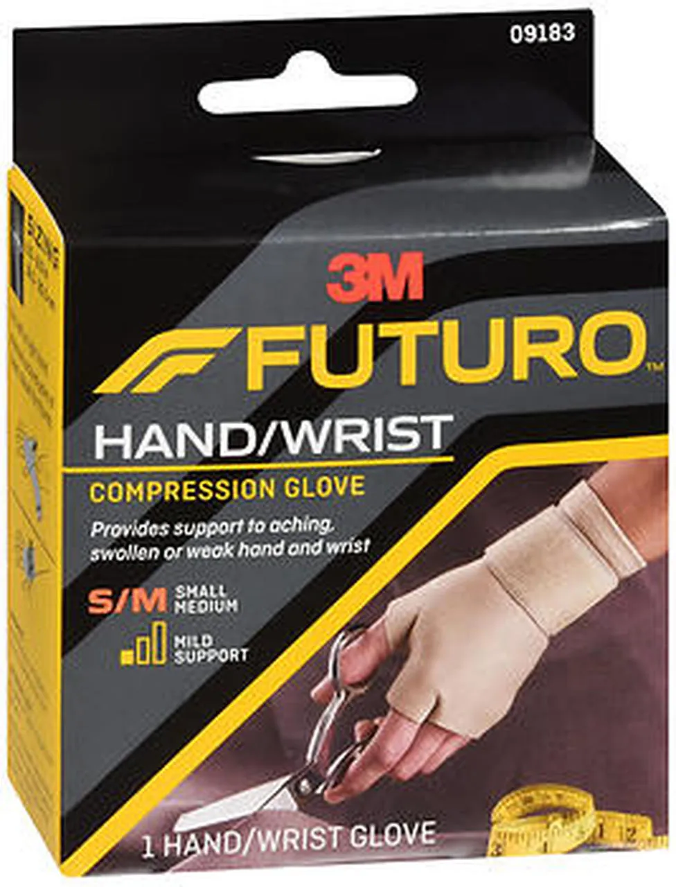 Futuro 09183EN Energizing Support Glove, Case of 12