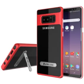 Galaxy Note 8 Lucid 3.0 Screen Protector W/ Anti-Shock Case [Red]