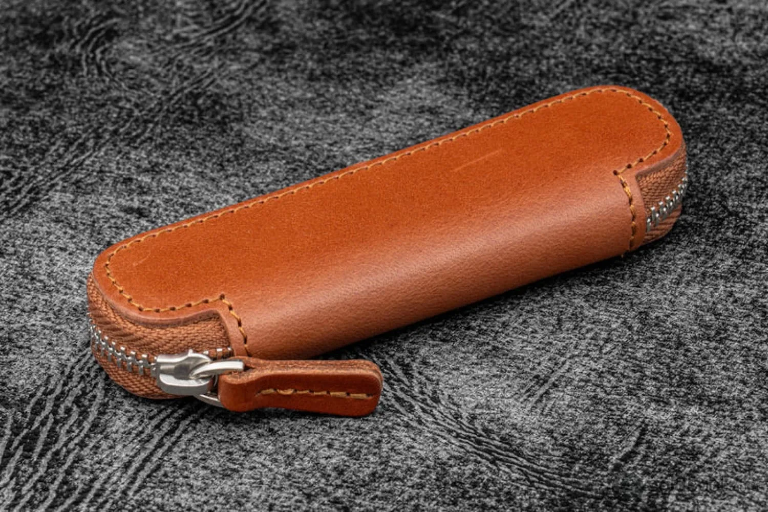 Galen Leather 1 Pen Case for Kaweco - Pocket Pen in Brown