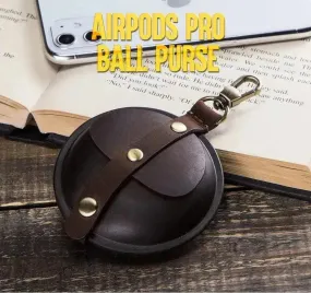 Genuine Leather Pouch Case (For Airpods)