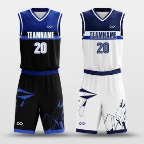 Glass Fragment - Custom Reversible Basketball Jersey Set Sublimated