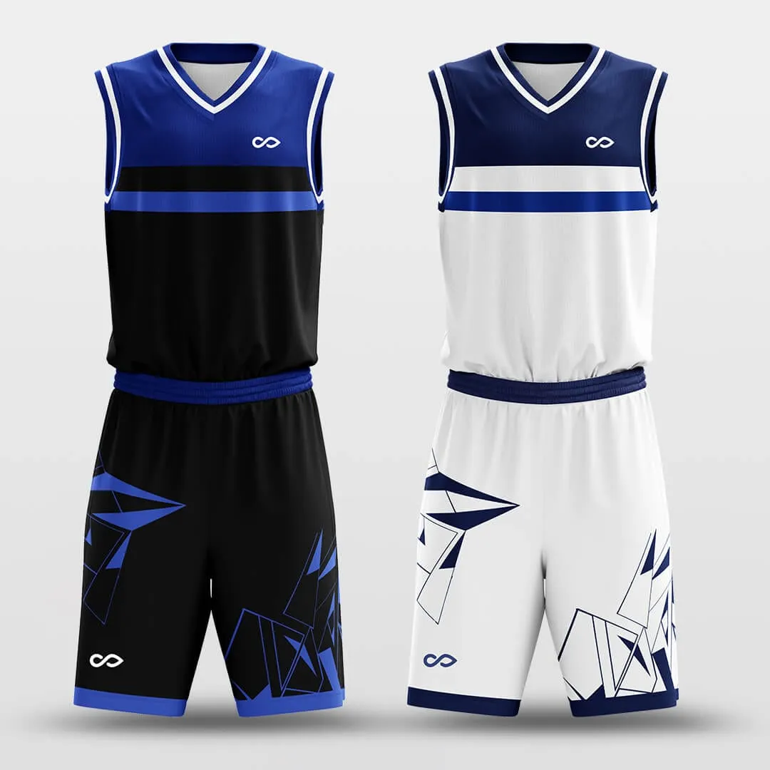 Glass Fragment - Custom Reversible Basketball Jersey Set Sublimated