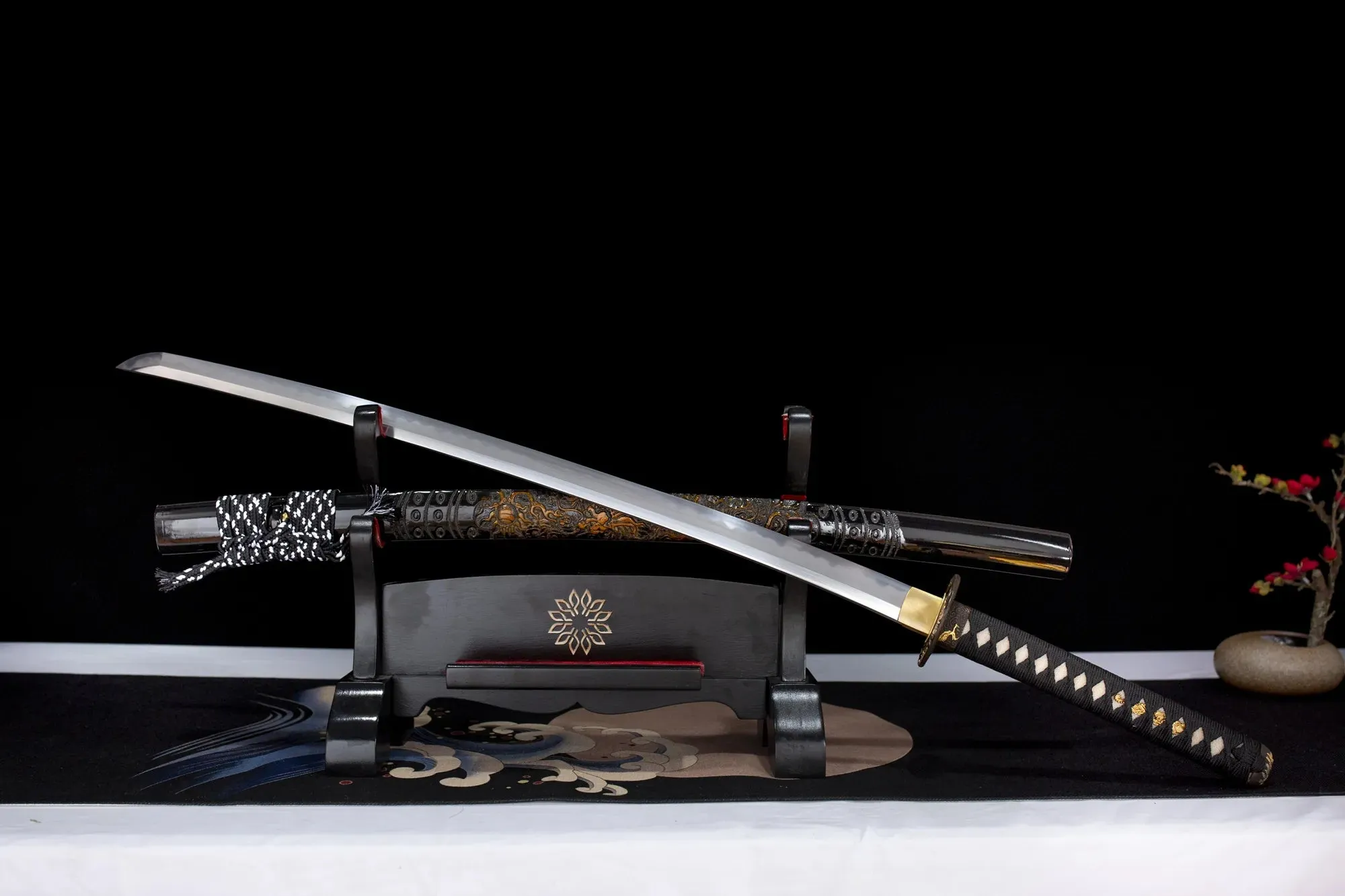 Golden Dragon Katana