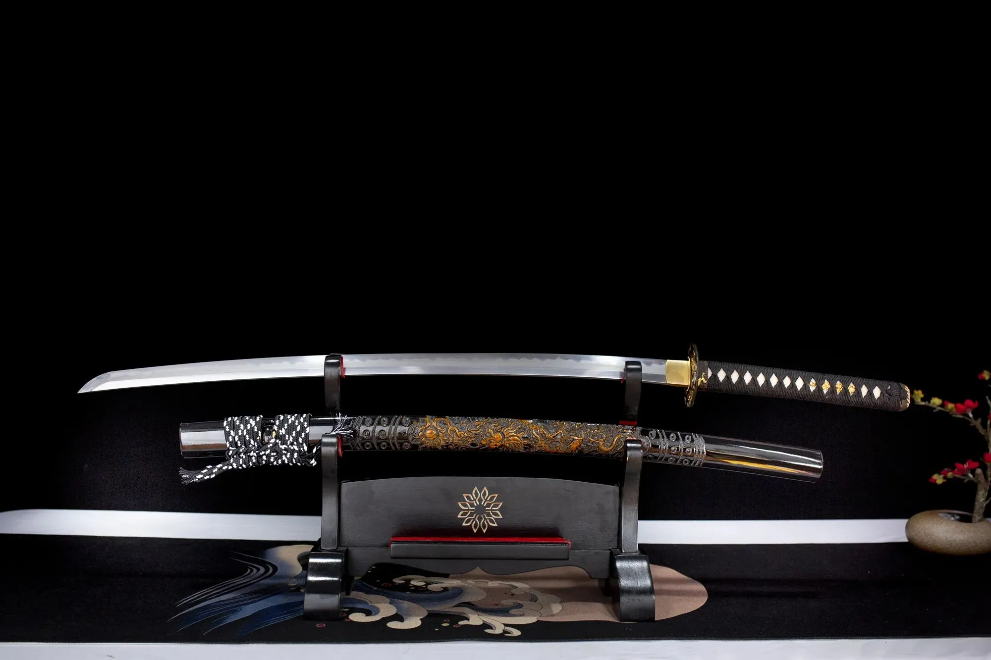 Golden Dragon Katana