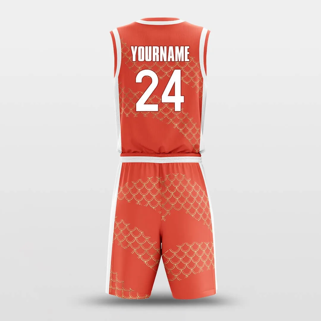 Golden Scales - Customized Basketball Jersey Set Design BK160133S