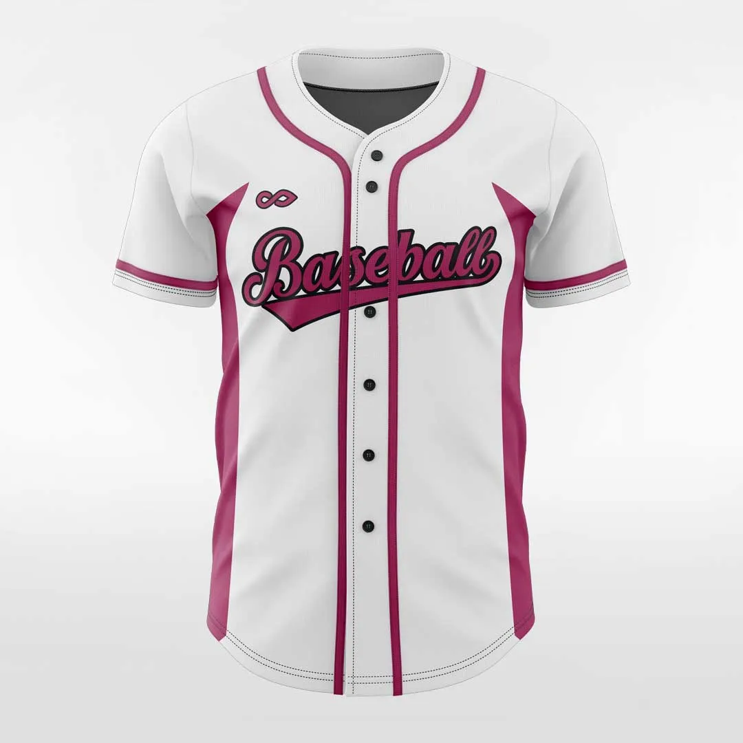 Grape - Customized Men's Sublimated Button Down Baseball Jersey