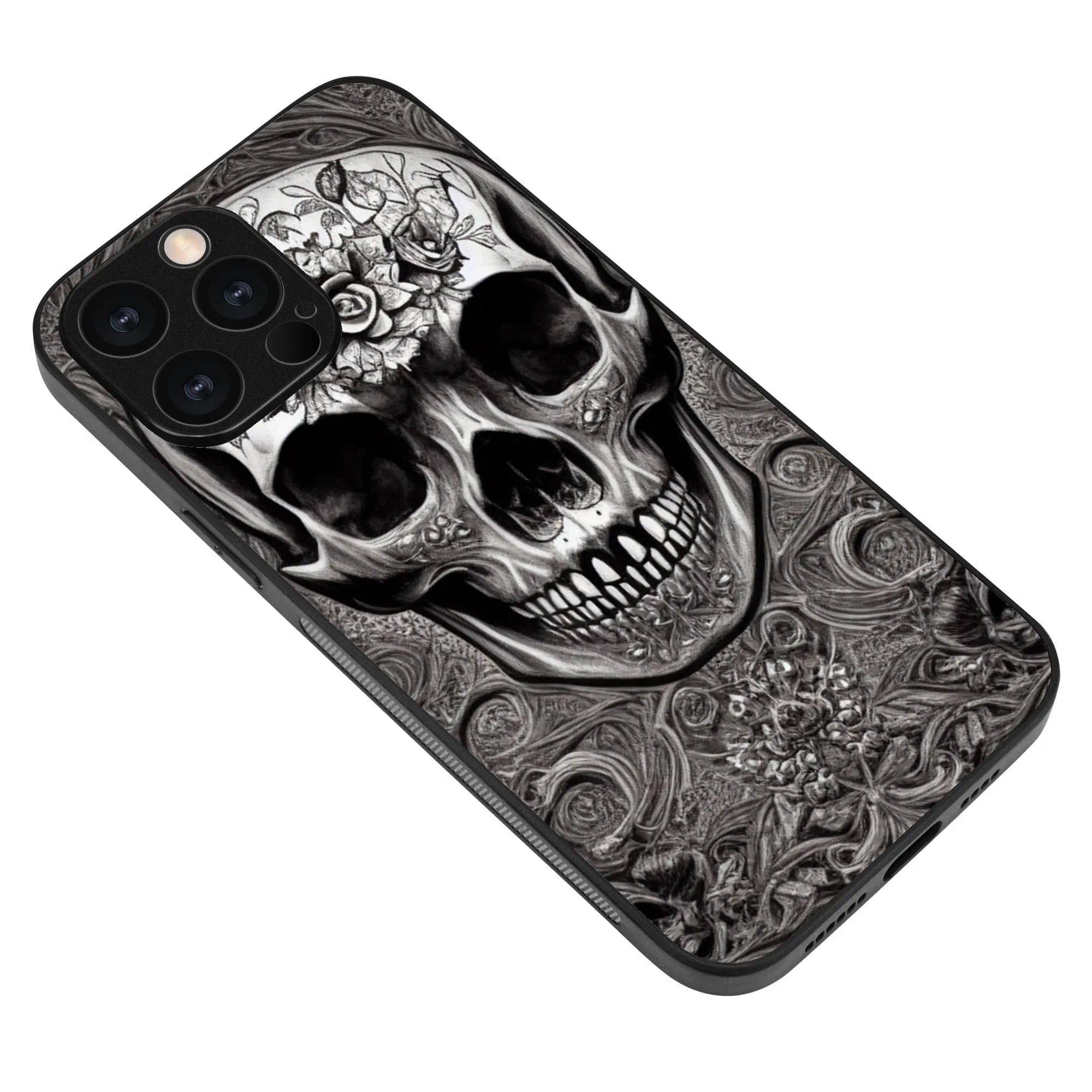 Gray Skull iPhone13 Series Phone Cases