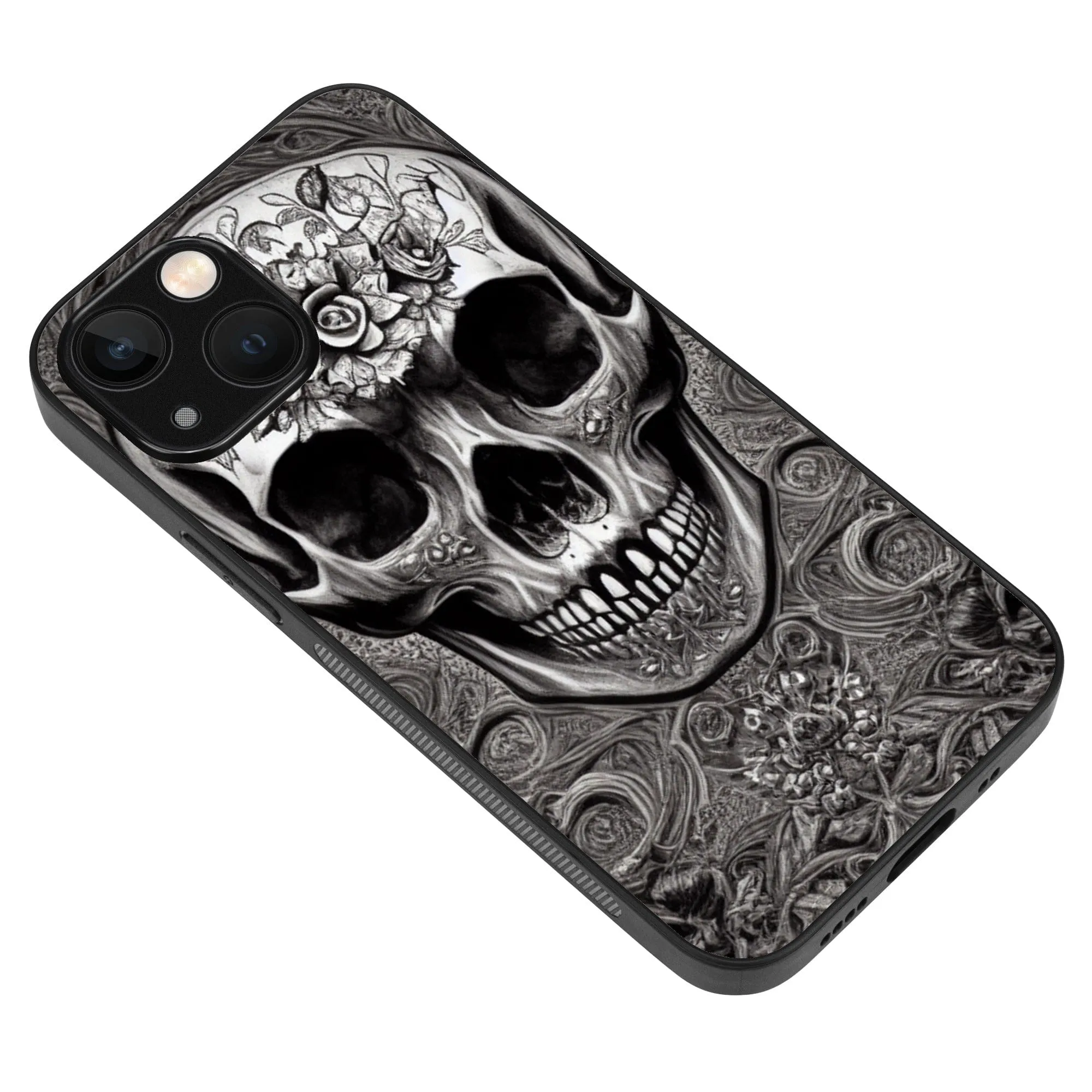 Gray Skull iPhone13 Series Phone Cases